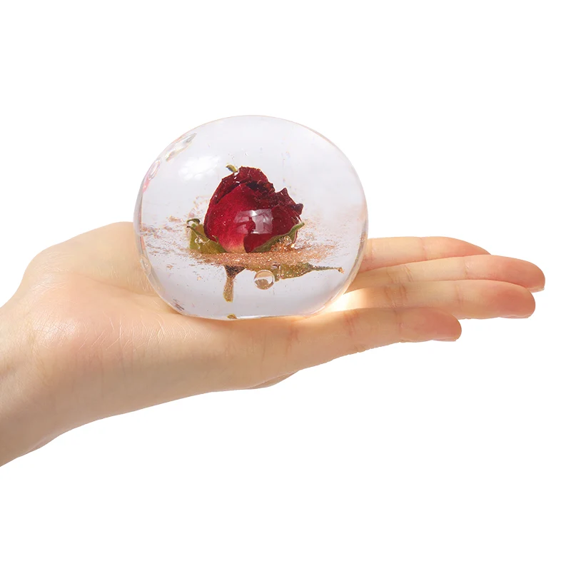 100g Crystal Magic Rose Ball Taba Squishy - Image 3