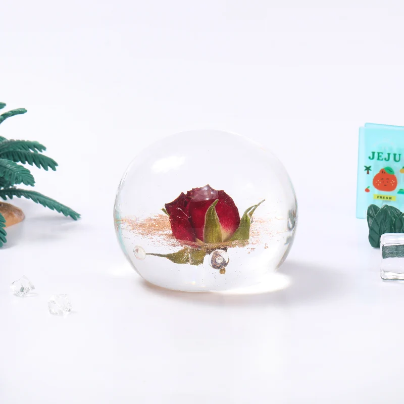 100g Crystal Magic Rose Ball Taba Squishy - Image 4