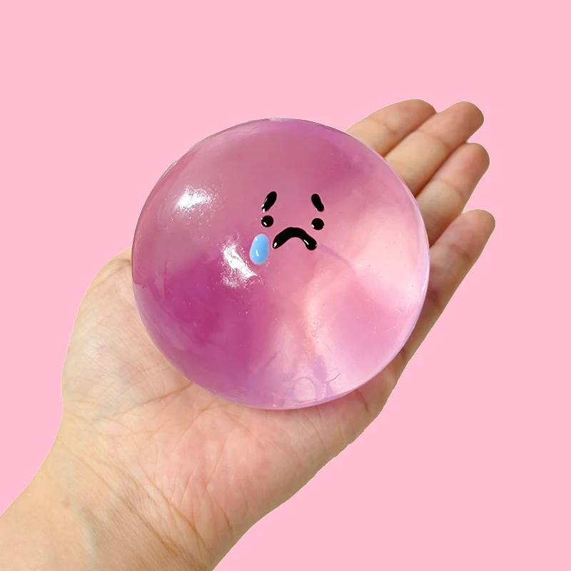 100g Crystal Purple Sad Magic Ball Taba Squishy - Image 3