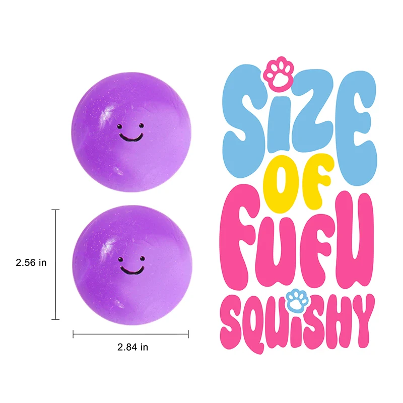 100g Crystal Sparkling Purple Galaxy Ball Taba Squishy - Image 5