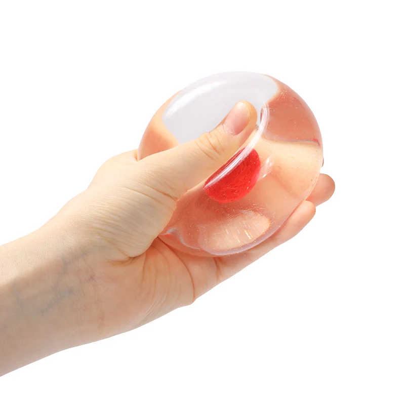 100g Strawberry Crystal Magic Ball Taba Squishy - Image 2