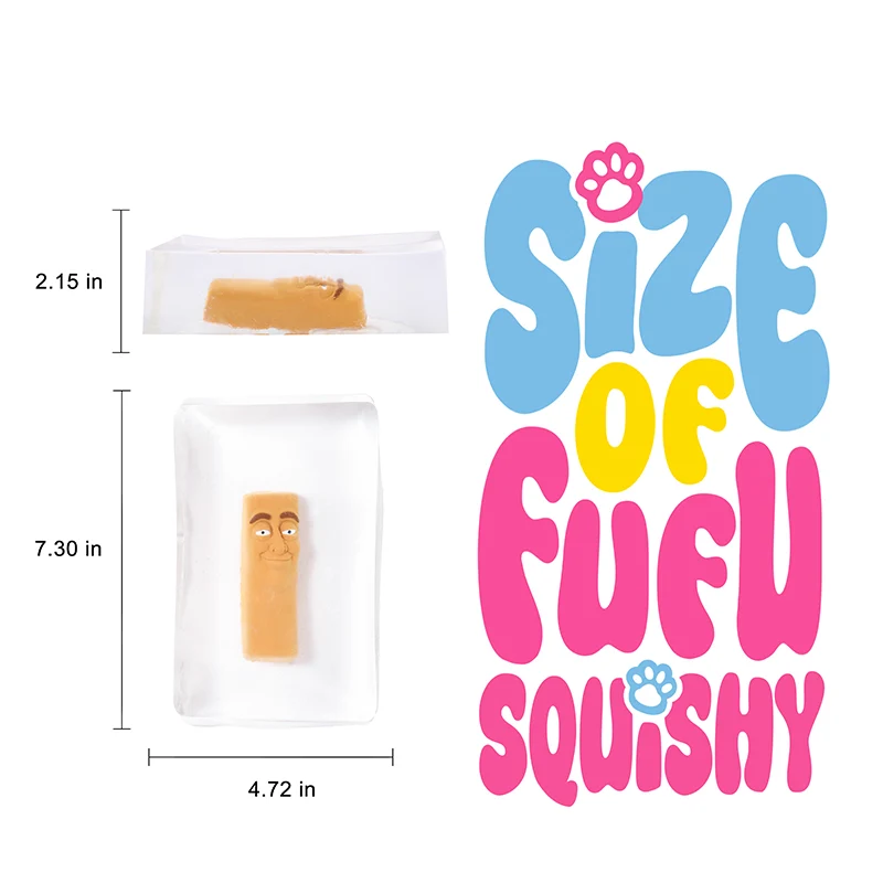1300g Crystal Cube with Tong Tong Sahur Taba Squishy - Image 5