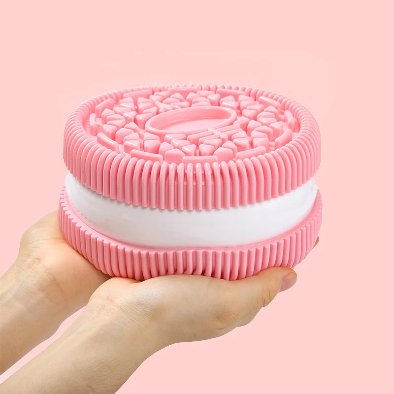 1600g Giant Pink Cookie Taba Squishy - Image 3