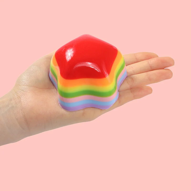 185g Rainbow Star Taba Squishy - Image 3