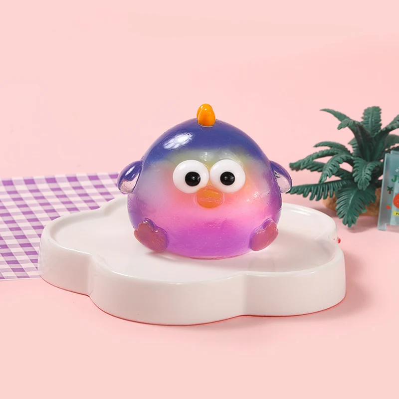 200g Crystal Rainbow Fat Chicken Taba Squishy