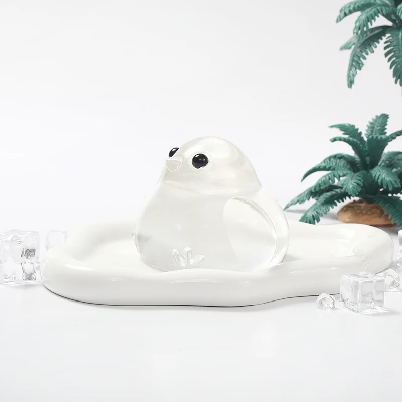 200g Crystal-clear Cute Chicken Taba Squishy - Image 4