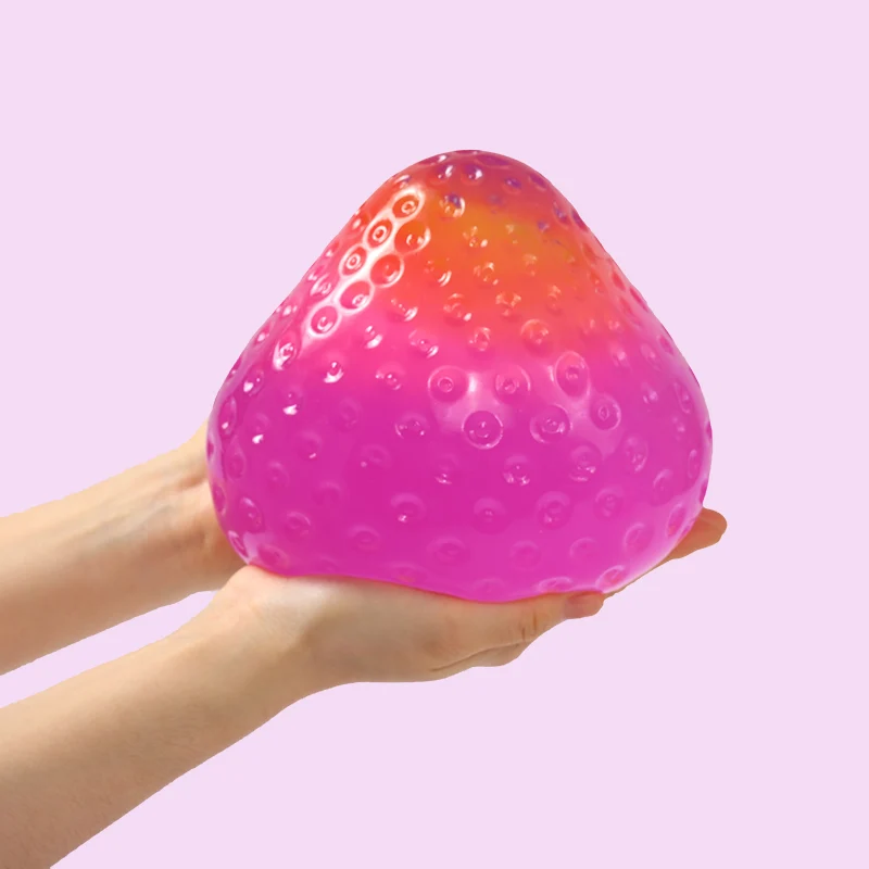 2100g Crystal Purple Rainbow Strawberry Taba Squishy - Image 3