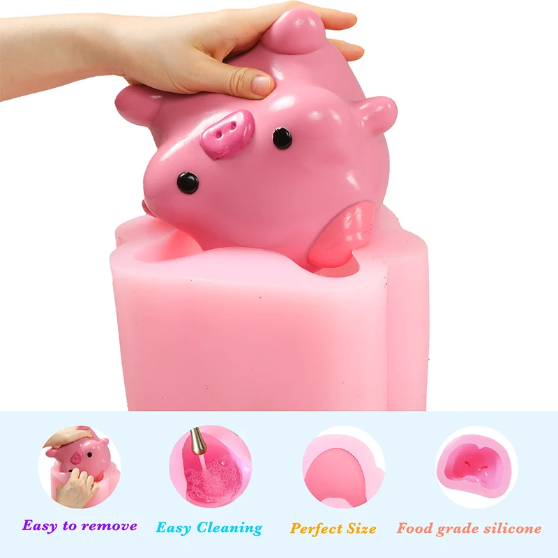 2100g Pig Squishy Mold - Image 4