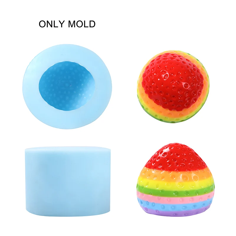 2100g Strawberry Squishy Mold - Image 2