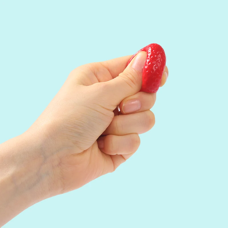 24pc Mini Colorful Strawberry Taba Squishy - Image 2