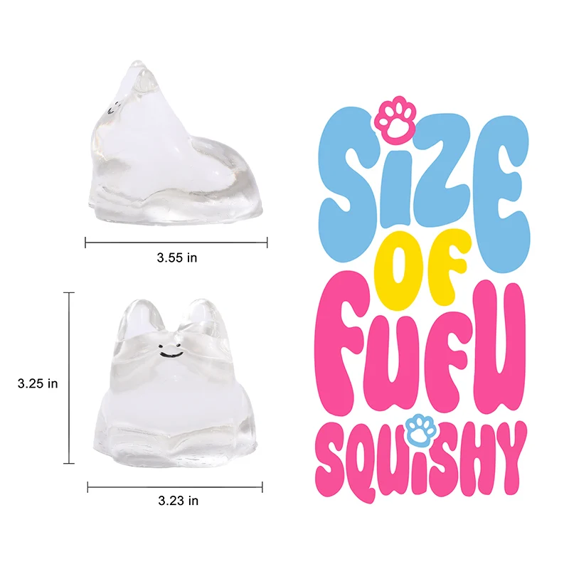 250g Crystal Smile Bunny Taba Squishy - Image 5