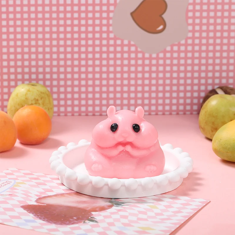 65g Pink Hamster Taba Squishy