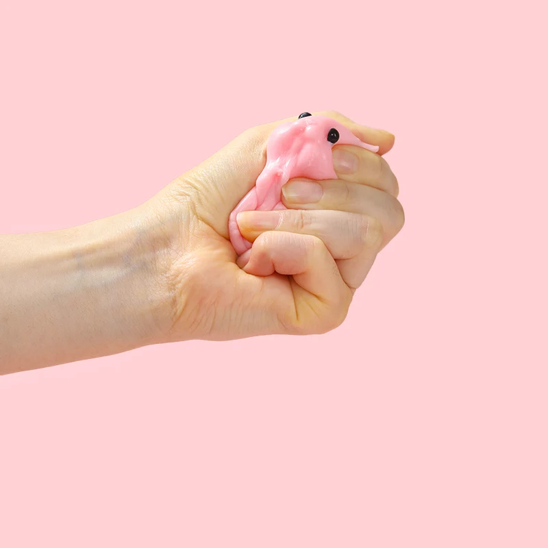 65g Pink Hamster Taba Squishy - Image 2