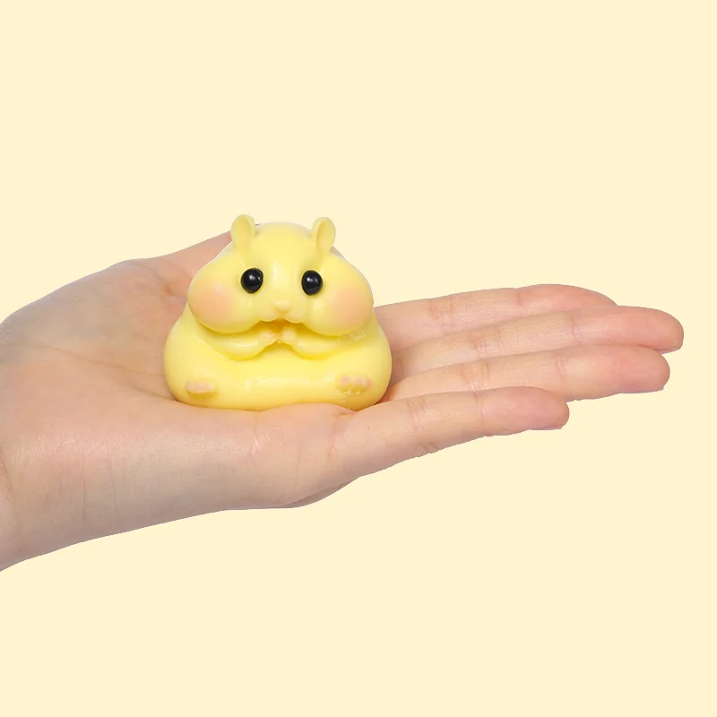 65g Yellow Hamster Taba Squishy - Image 3