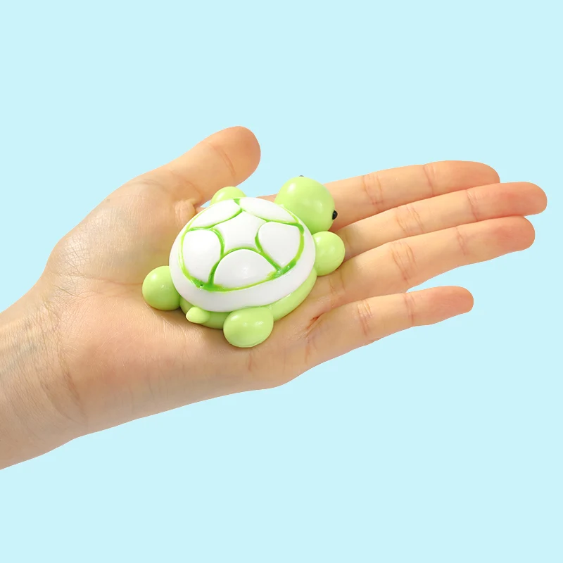 6pc Colorful Rainbow Turtle Taba Squishy - Image 3
