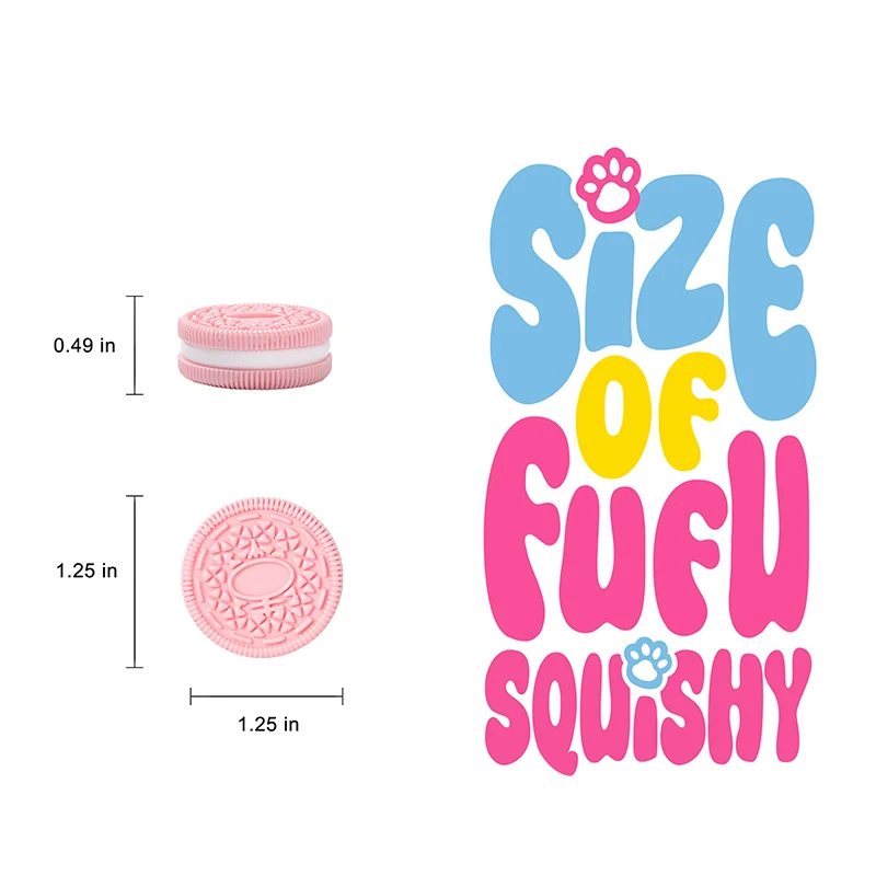 7PC Rainbow Cookies Taba Squishy - Image 5