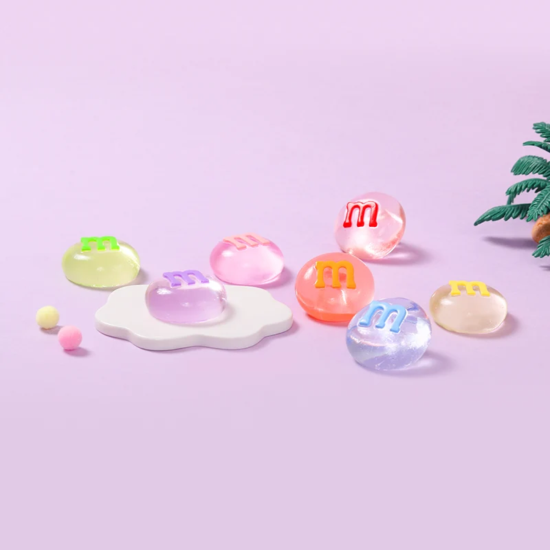7PC Rainbow Crystal M&M Taba Squishy - Image 4