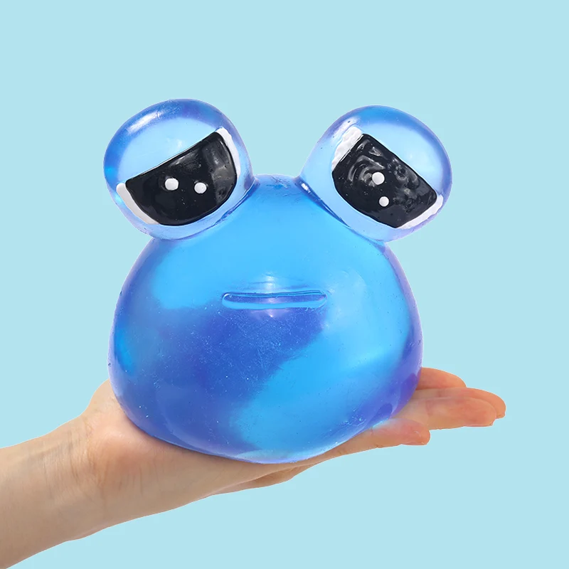 800g Giant Blue Crystal Pou Taba Squishy - Image 3