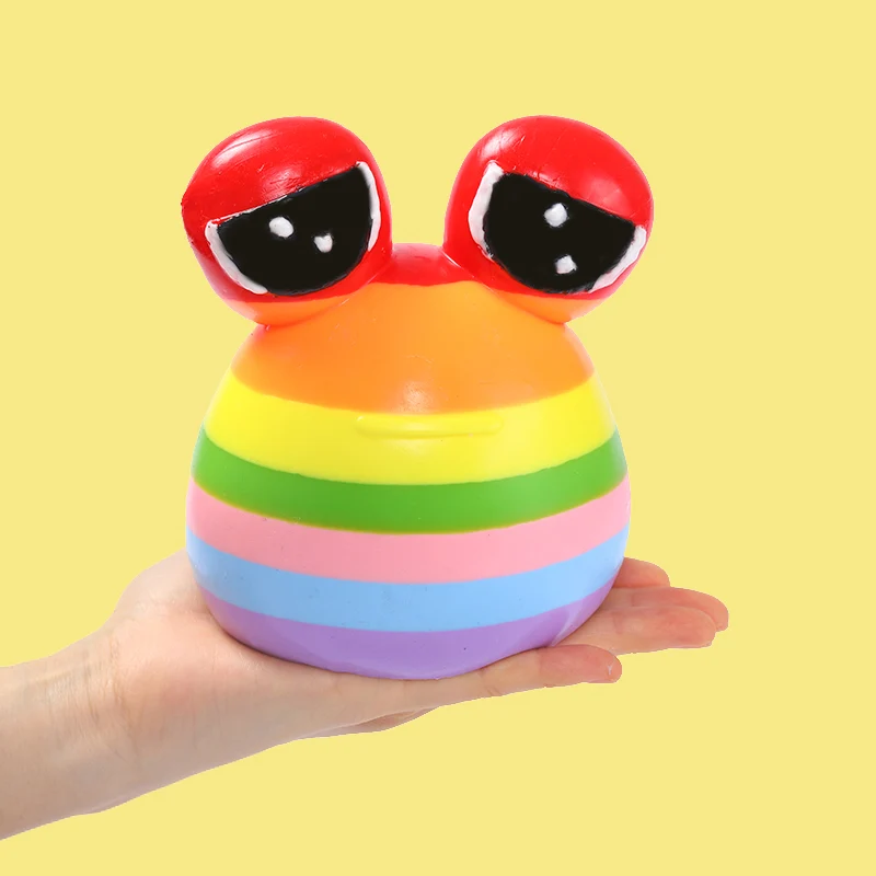 800g Giant Rainbow Pou Taba Squishy - Image 3
