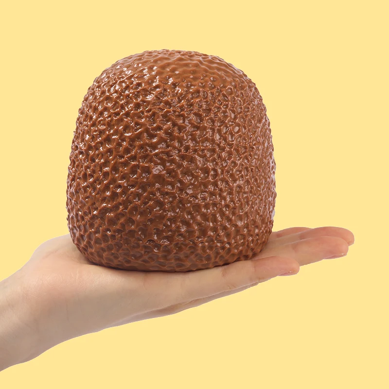 800g Giant Brown Lychee Ball Taba Squishy - Image 3