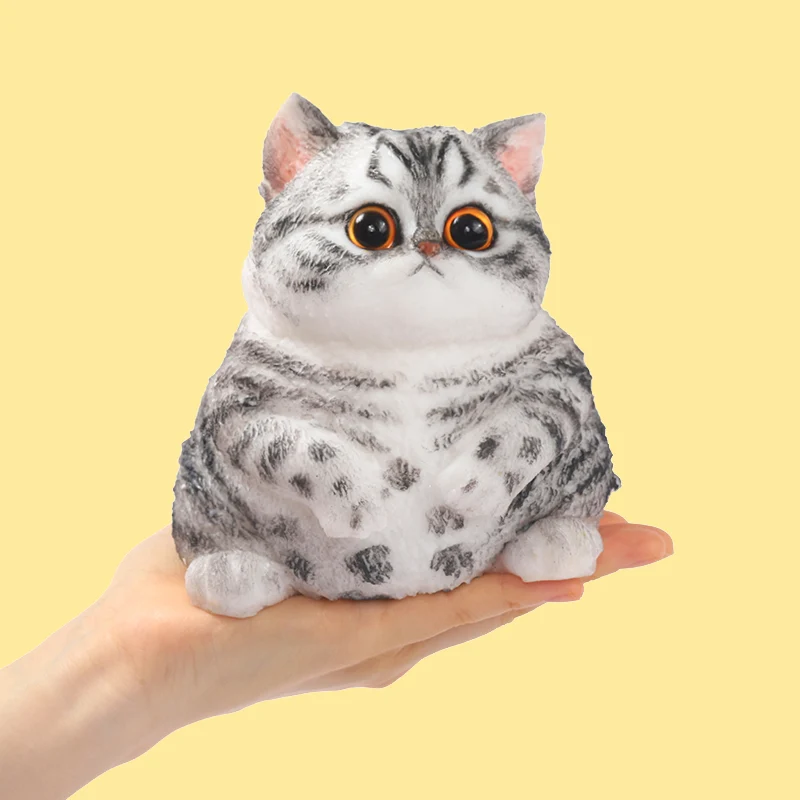 800g Giant Gray Stripes Cat Taba Squishy - Image 3