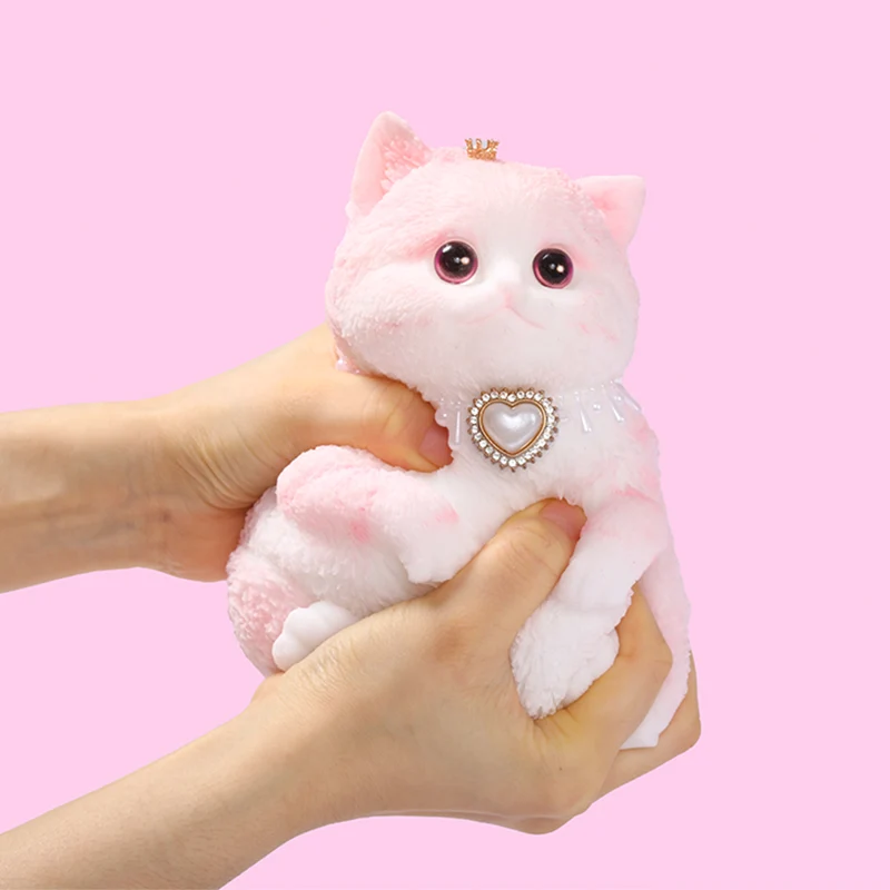 800g Giant Pink Cat Taba Squishy - Image 2