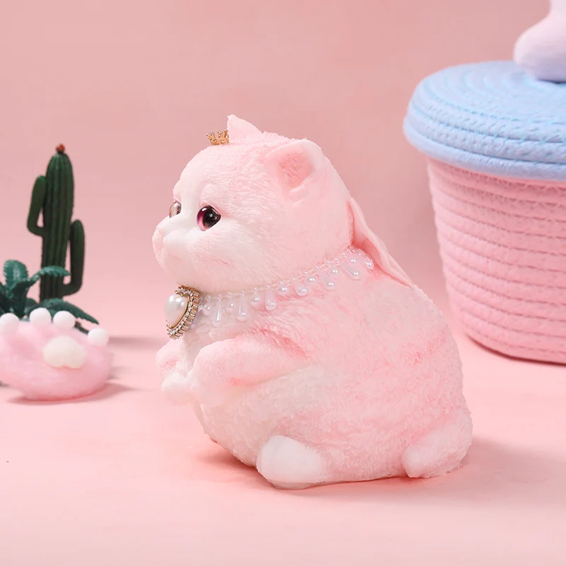 800g Giant Pink Cat Taba Squishy - Image 4