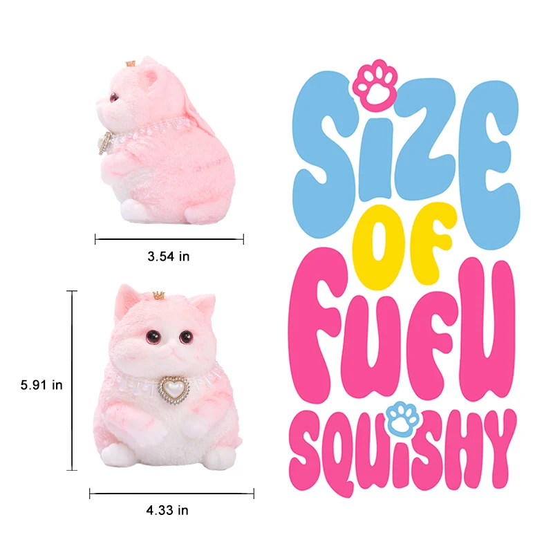 800g Giant Pink Cat Taba Squishy - Image 5