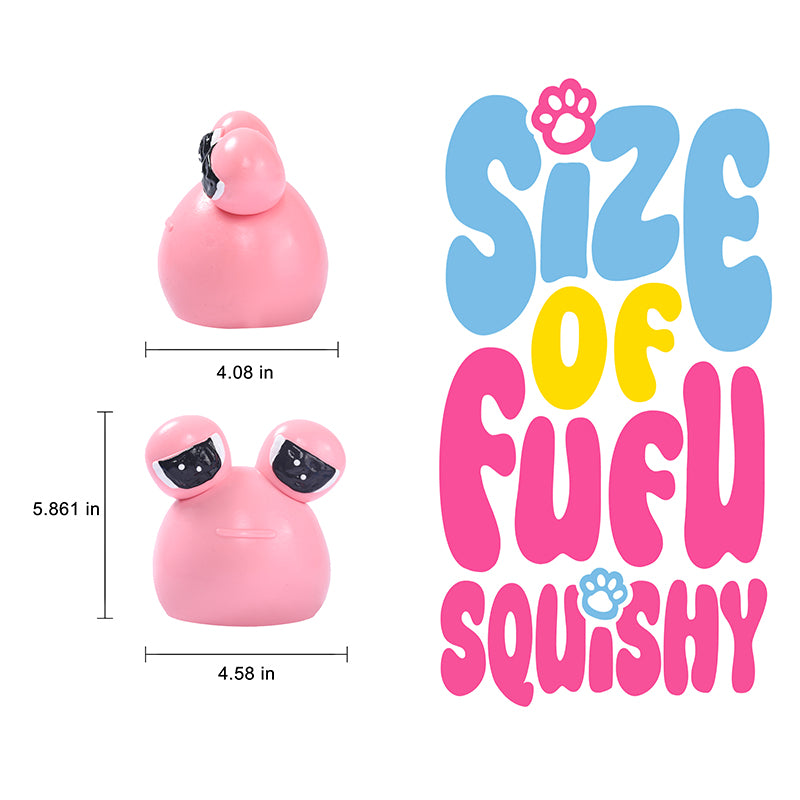 800g Giant Pink Pou Taba Squishy - Image 5