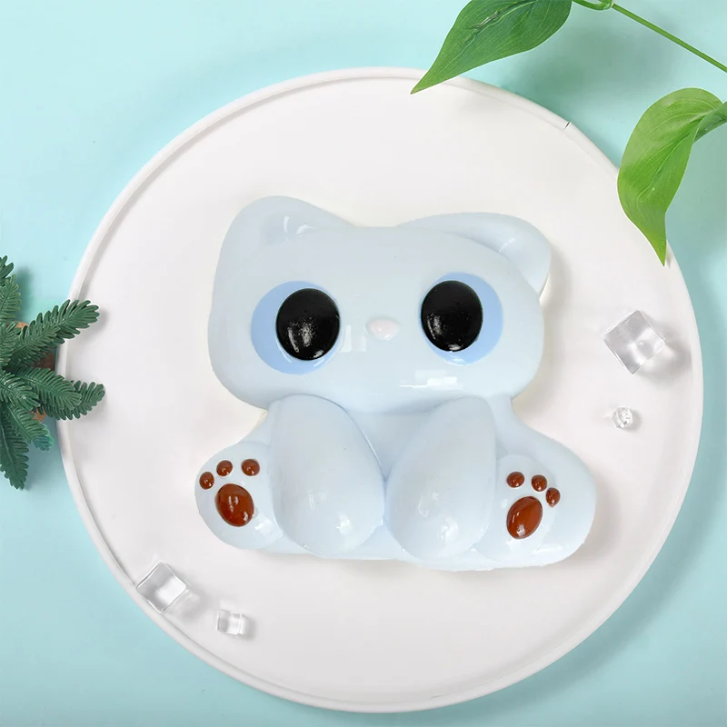 800g White Elf Kitty Taba Squishy
