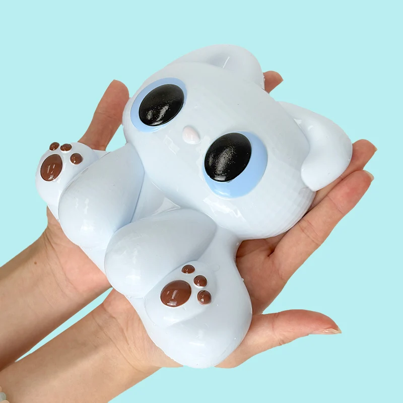 800g White Elf Kitty Taba Squishy - Image 3
