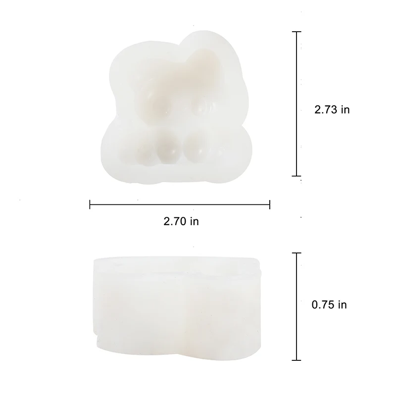 80g Elf Kitty Squishy Mold - Image 3