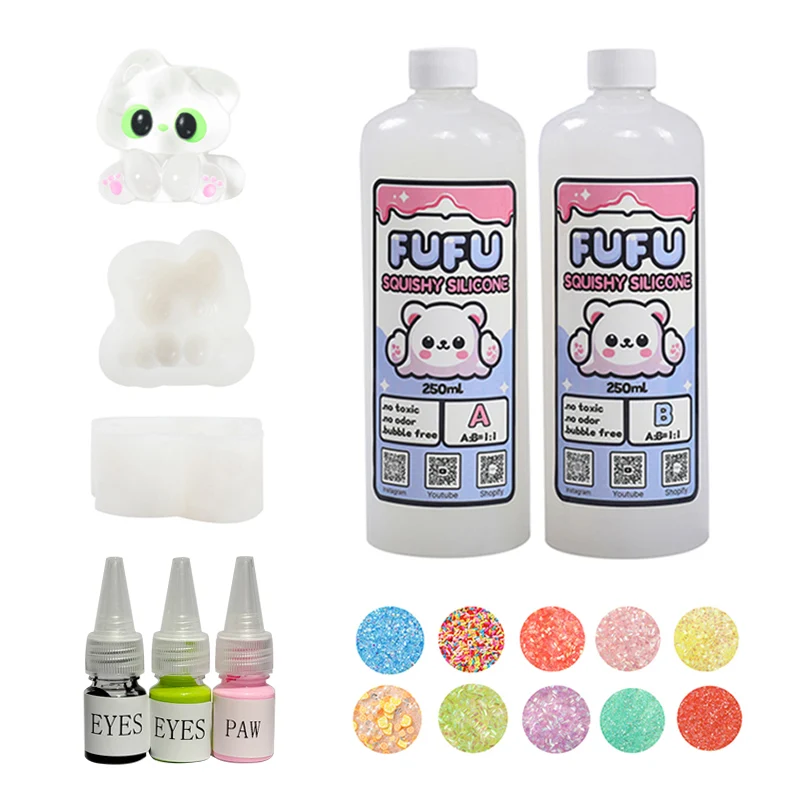 80g Elf Kitty Squishy Mold - Image 9