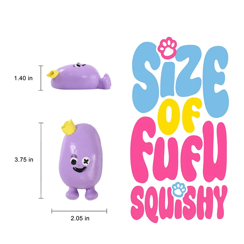 Cartoon Purple Man Taba Squishy - Image 5