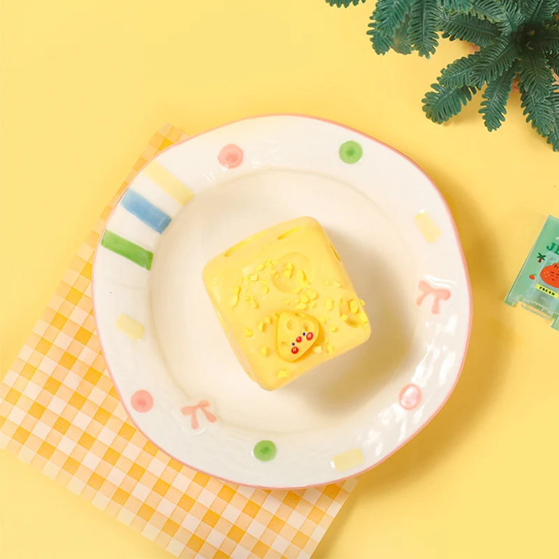 Cheese Block Taba Squishy - Image 4