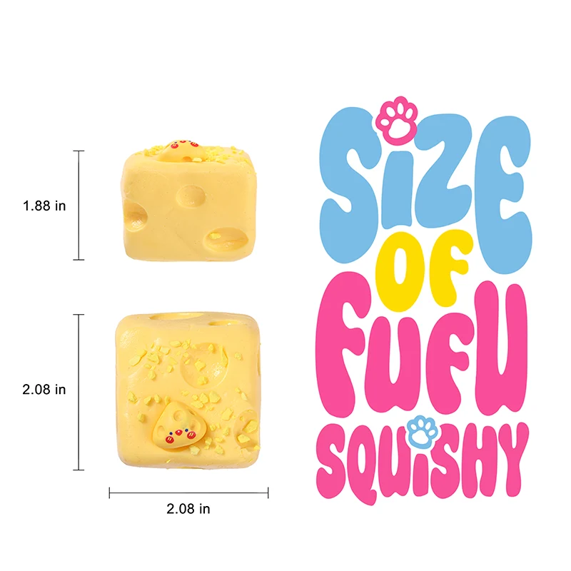 Cheese Block Taba Squishy - Image 5