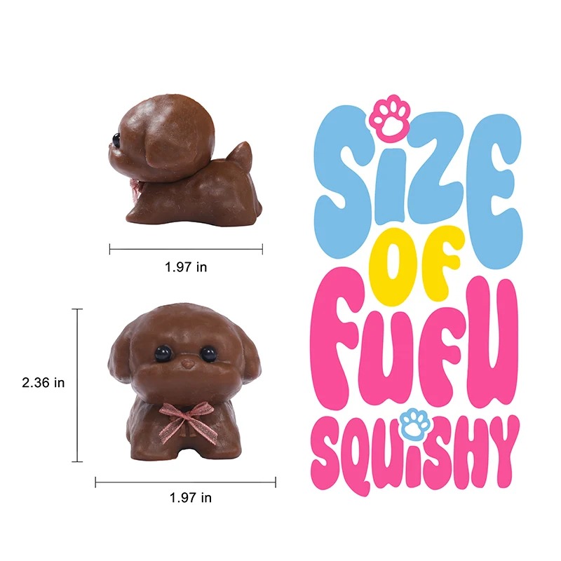 Chocolate Lovely Puppy Taba Squishy - Image 5