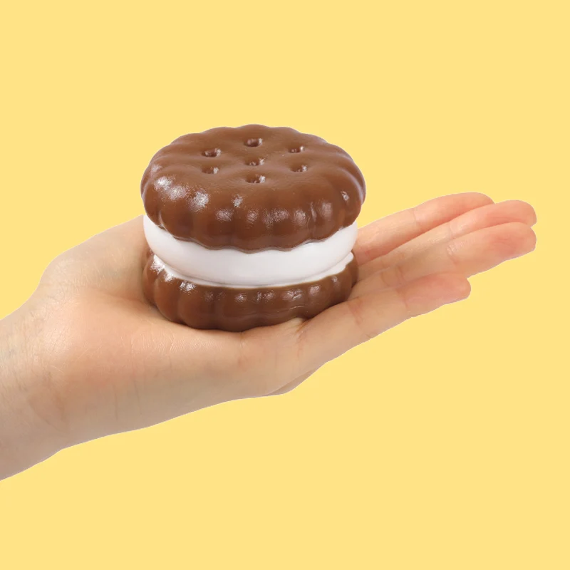 Chocolate Sandwich Cookie Taba Squishy - Image 3