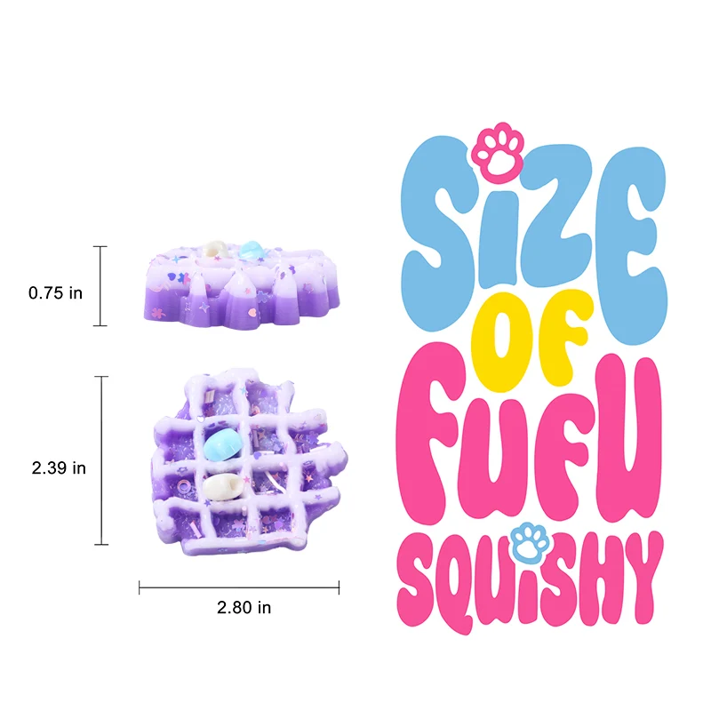 Purple Waffle Taba Squishy - Image 5