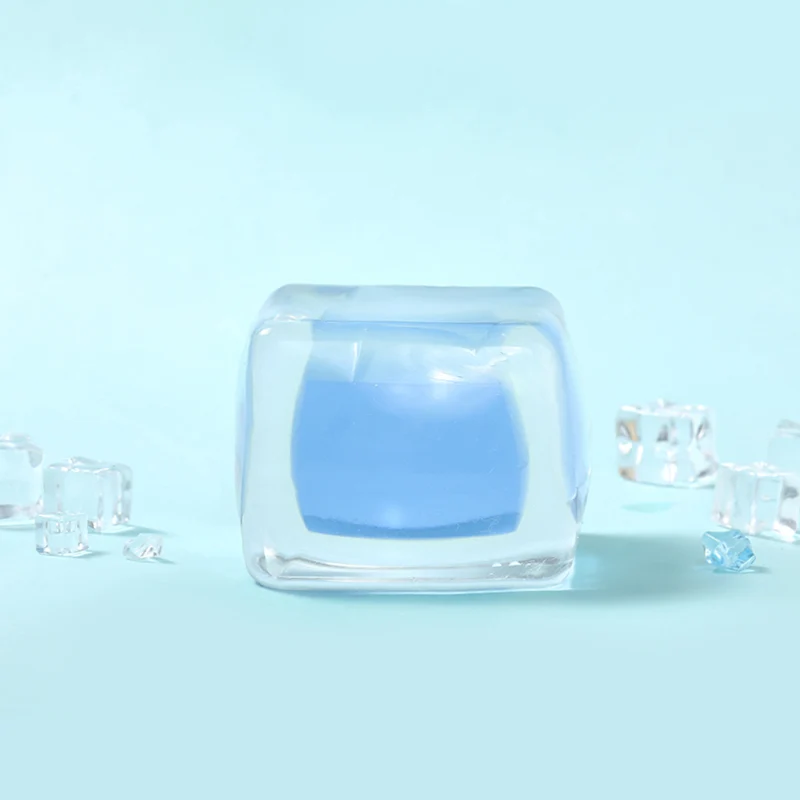 Crystal Blue Ice Cube Taba Squishy - Image 4