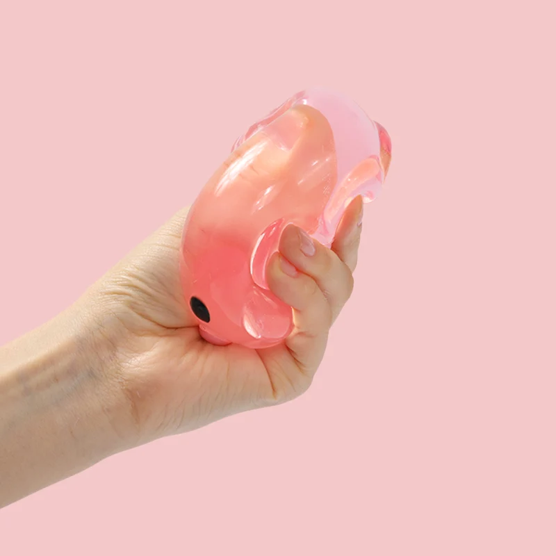Crystal Pink Octopus Taba Squishy - Image 2