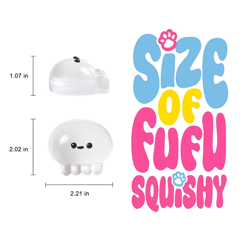 Crystal-clear Jellyfish Taba Squishy - Image 5