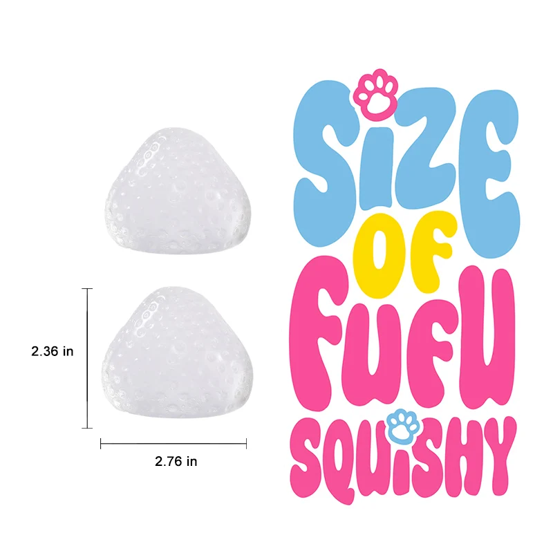130g Crystal Strawberry Taba Squishy - Image 5