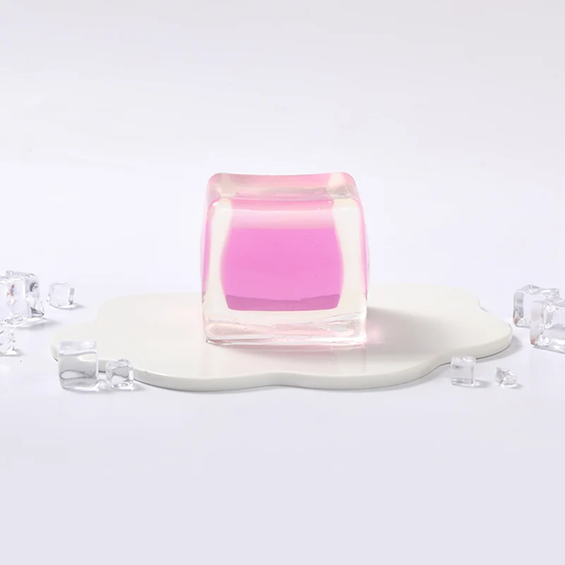 Crystal Pink Ice Cube Taba Squishy - Image 4