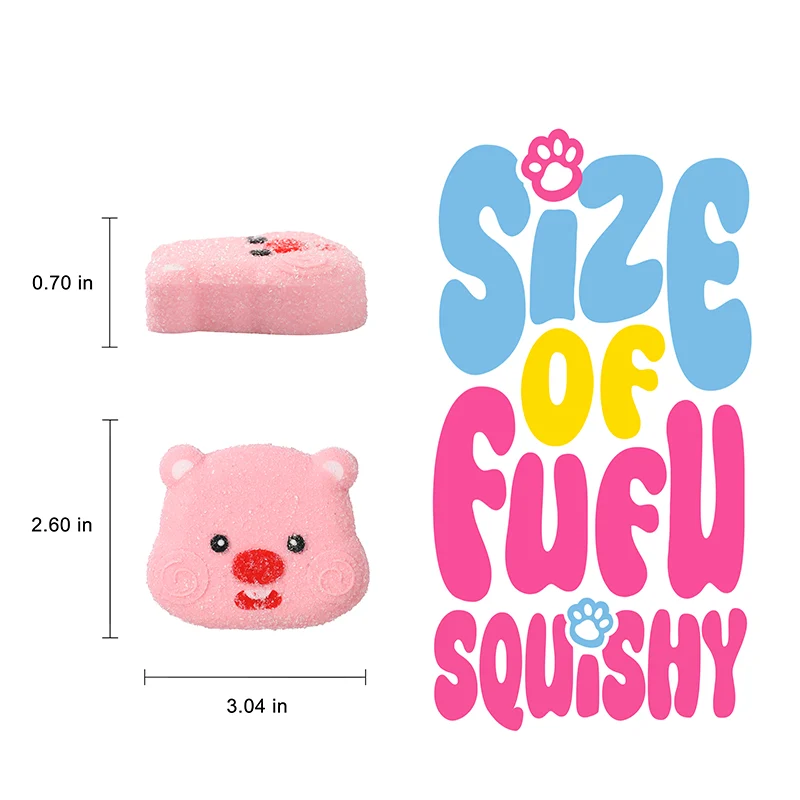 Cute Little Pink Loopy Taba Squishy - Image 5