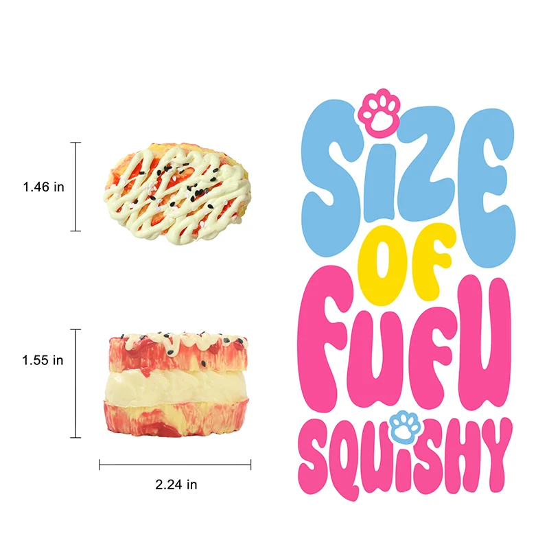 Delicious Cream Toast Taba Squishy - Image 5