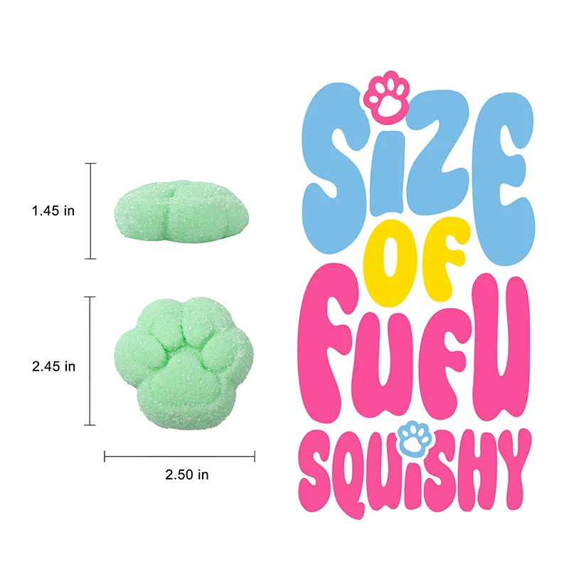 Cat Paw Green Sugar Taba Squishy - Image 5