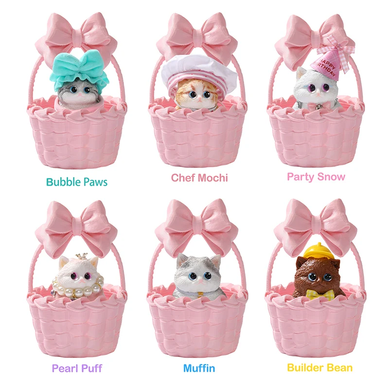 FUFUSQUISHY Cat Series Blind Box, FUFU SQUISHY Handmade Kawaii Cat Squishy Toys, Soft Sensory Fidget Toys, Cute Collectible Stress Relief Toys for Kids, Party Favors & Birthday Gifts - Image 3