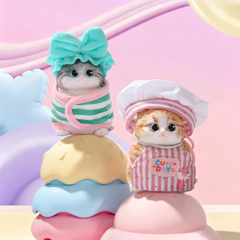 FUFUSQUISHY Cat Series Blind Box, FUFU SQUISHY Handmade Kawaii Cat Squishy Toys, Soft Sensory Fidget Toys, Cute Collectible Stress Relief Toys for Kids, Party Favors & Birthday Gifts - Image 4