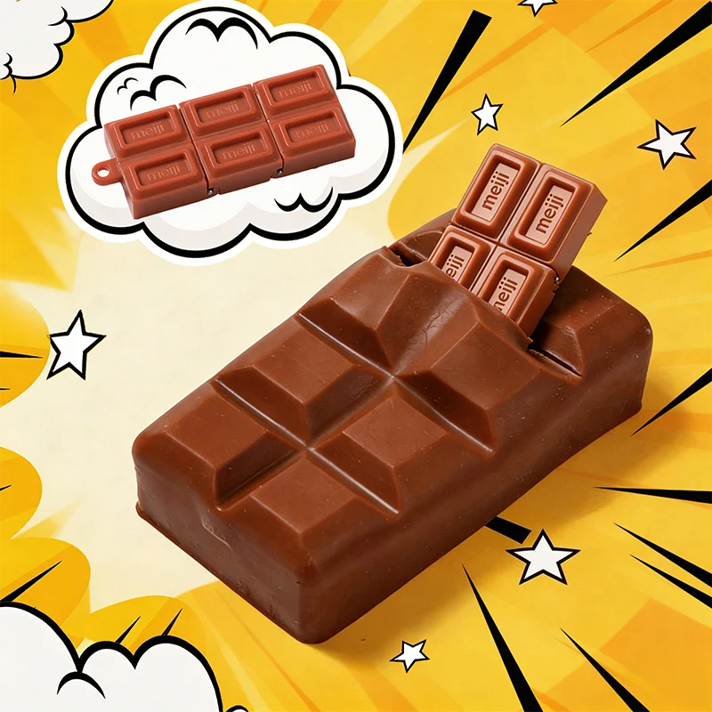 FUFUSQUISHY Chocolate EDC Squishies Fidget Toy fufu squishy - Image 4
